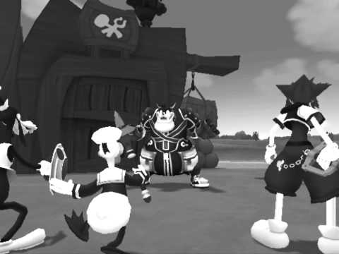 Kingdom Hearts II, English cutscene: 215 - Two Petes? - HD 720p