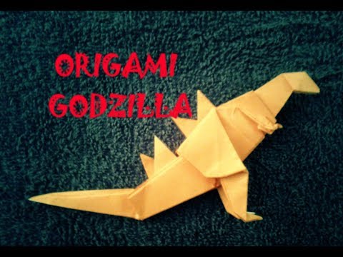 ORIGAMI GODZILLA - YouTube