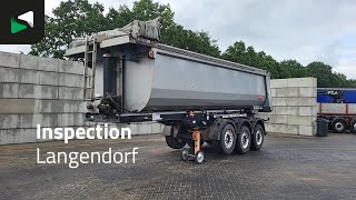 العربات نصف المقطورة شاحنة قلابة Langendorf SKS-HS 24/30 Lift Axle 28m3 | صورة 4 - Autoline