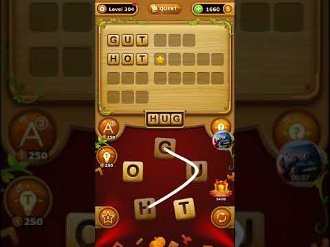 word connect - word games puzzle level 304 - YouTube