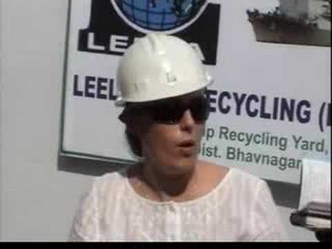 IMO's Alang Visit - Susan Wingfield