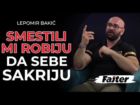 LEPOMIR BAKIĆ: SMESTILI SU MI ROBIJU, SAMO DA SEBE SAKRIJU