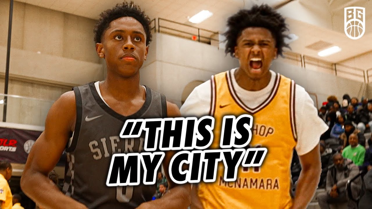 #1 PG Brandon McCoy VS. #1 Player in Maryland Qayden Samuels! Sierra Canyon Faces Best team Yet!