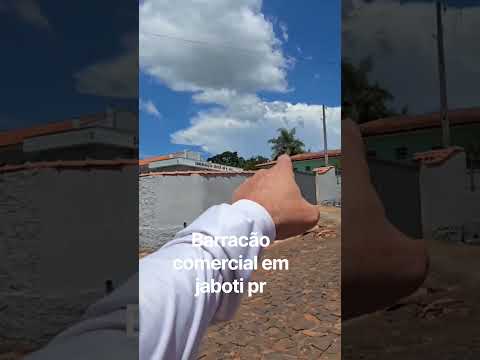 ☑️ barracão de esquina Jaboti Pr, medindo 290metros ,com 01 banheiro,43998374551