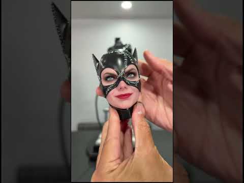 This JND Catwoman Statue Looks ALIVE! 🖤🐾 Batman Returns Perfection! :#JNDCatwoman, CatwomanStatue