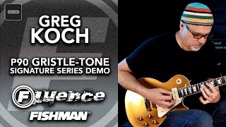 Fishman Fluence P90 Actif Signature Greg Koch Crème manche - Video