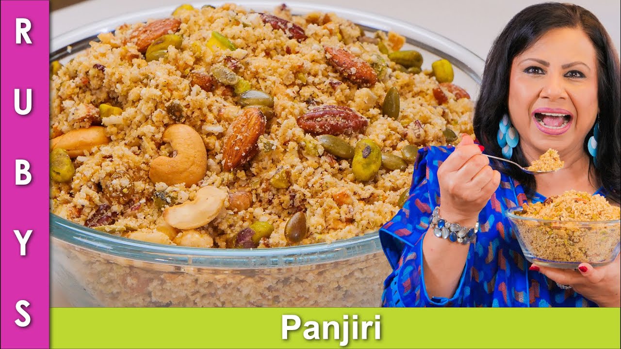 New Moms, Dads & Grandparents Special Energy Powder Panjiri Recipe in Urdu Hindi - RKK