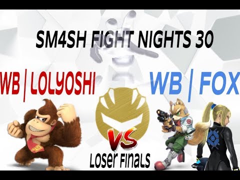 WB Smash Showdown Sundays 30 Loser Finals WB⚔lolyoshi (DK) vs WB⚔Fox (Fox, ZSS)