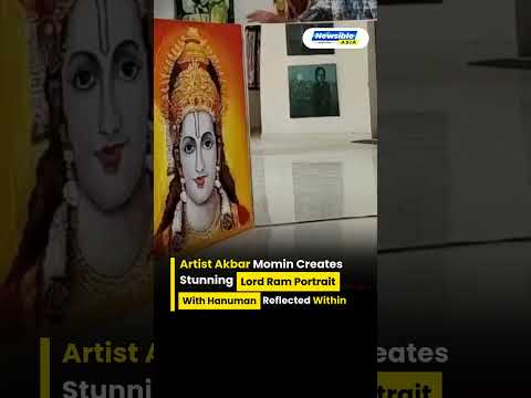 Internet Amazed by Gujarat Artist’s Ram–Hanuman 3D Painting Illusion