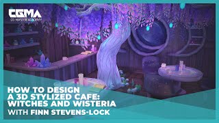 How to Design a 3D Stylized Cafe: Witches and Wisteria | Finn Stevens-Lock