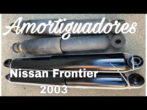 CAMBIO DE AMORTIGUADORES NISSAN FRONTIER 2.4L 2003 /Como cambiar amortiguadores delanteros y trasero