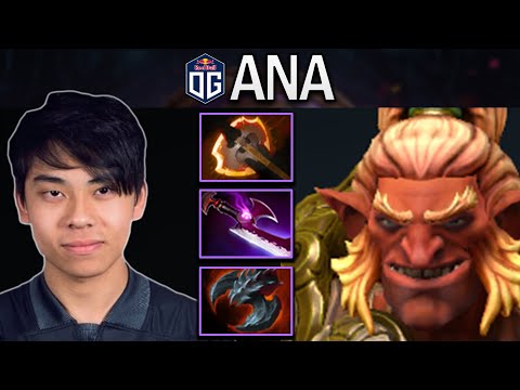 OG.ANA TROLL WARLORD WITH BATTLEFURY-SILVEREDGE - DOTA 2 PRO GAMEPLAY