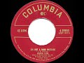 1953 HITS ARCHIVE: I’m Just A Poor Bachelor - Frankie Laine