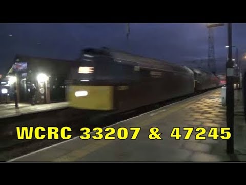 WCRC 33207 and 47245 Haul 5Z47 Through Bescot 4/12/17