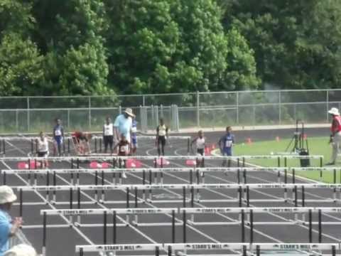 Freddie Allen 80m hurdles prelims Georgia USATF regional qualifier 2012