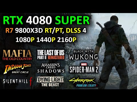 RTX 4080 Super | Latest Games Tested | 1080p, 1440p, 4K | Ray Tracing + DLSS 4 + FG | in Late 2025