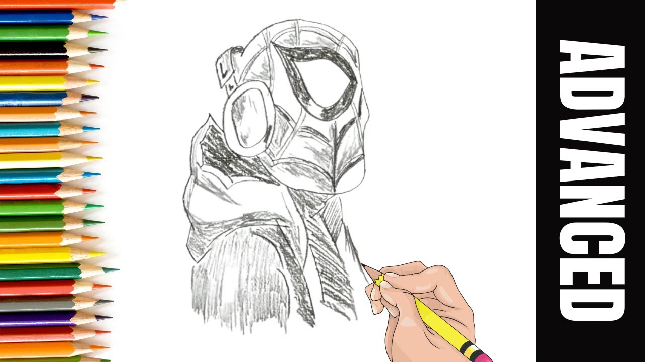 How To Draw Miles Morales | Step By Step Tutorial for KIDS