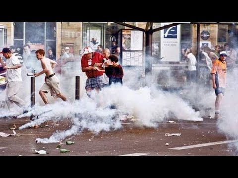 England and Tunisia Fans Riot at 1998 World Cup