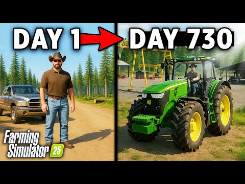 I spent 2 years building a successful logging company from SCRATCH! Farming Simulator 25 FULL MOVIE!