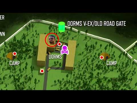 Dorms V-Ex Exit Location (Customs) With Map in Escape From Tarkov