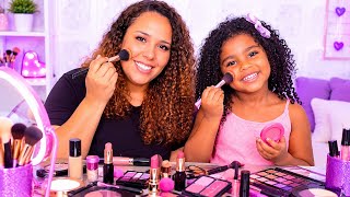 LIVE COM A MAITÊ E MAMÃE! MAQUIAGEM 💄  E DIVERSÃO 🤩🤩🤩