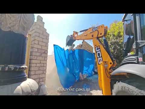 Fövqəladə Hallar Nazirliyi tərəfindən daha bir qanunsuz tikili sökülüb