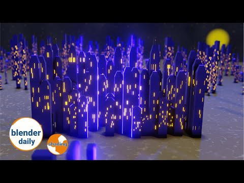 Project making: Night City | Shading tricks & more, tip 93