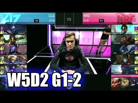 NRG eSports vs CLG | Game 2 S6 NA LCS Summer 2016 Week 5 Day 2 | NRG vs CLG G2 W5D2 1080p