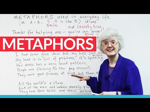 Using metaphors to speak English more fluently