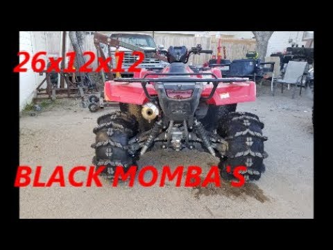 26in BLACK MOMBA TIRE INSTALL AND REVIEW