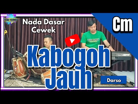 Kabogoh jauh Karaoke - H.darso nada cewek Cm