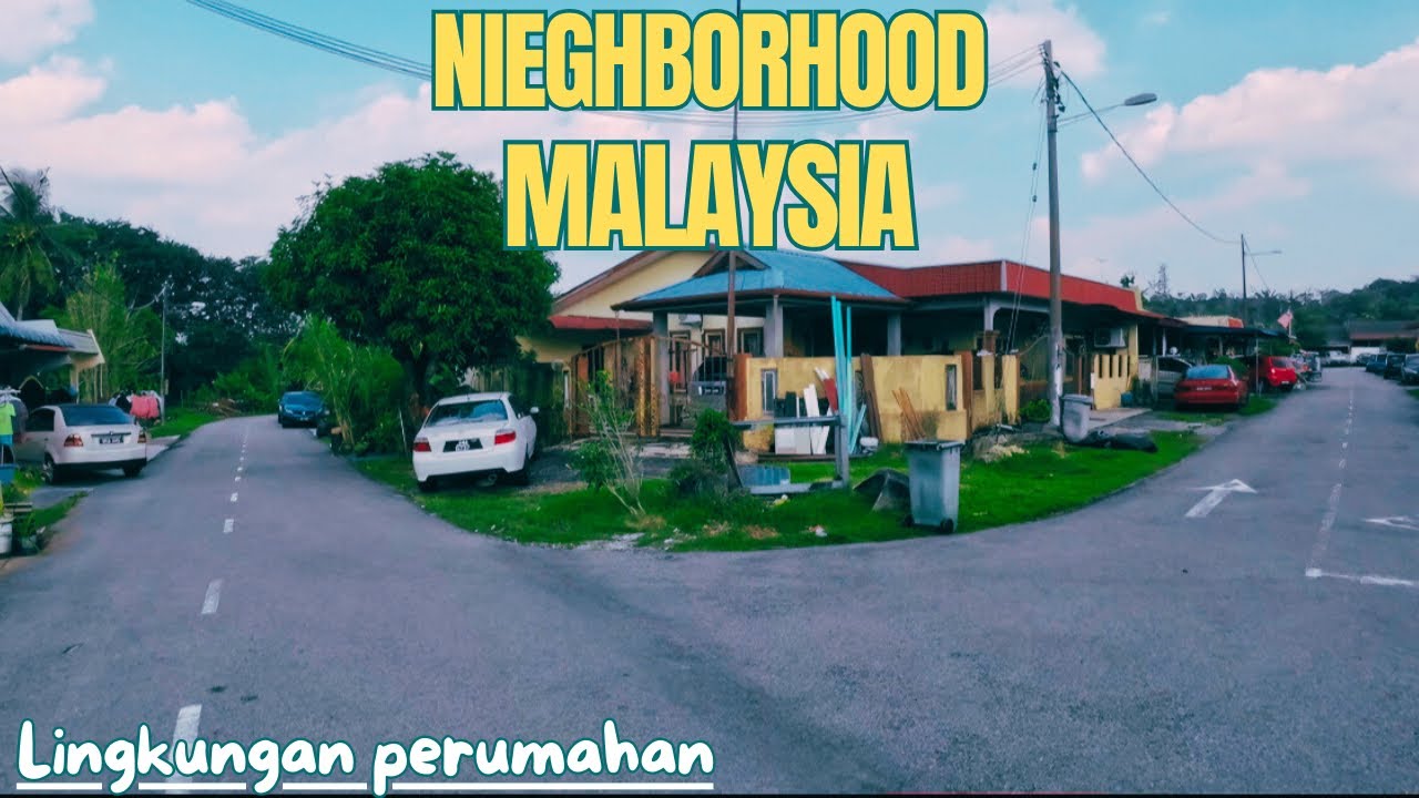 WALKING TOUR 4K HDR ~ SELANGOR MALAYSIA, MALAYSIA VILLAGE LIFE ~ MALAYSIA