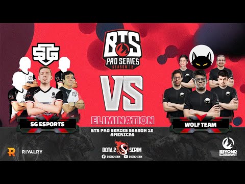 SG esports vs Wolf Team - BTS Pro Series Season 12: Americas - Playoffs - Elimination - BO3