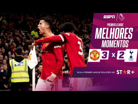 Gols e lances de Manchester United x Tottenhan