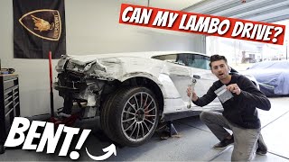 Making My Crashed Lamborghini Gallardo Drivable! Rebuild Part 1