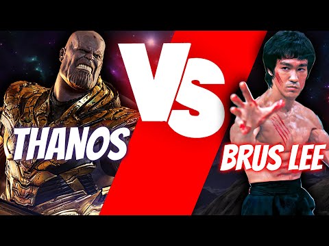 incrdble battle!!Thanos VS bruce lee