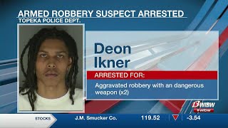 Topeka man arrested in connection to two armed robberies in Shawnee County
