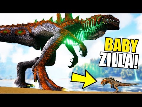 GODZILLA HAD A BABY!! (ep3) - Ark Extinction Survival Evolved