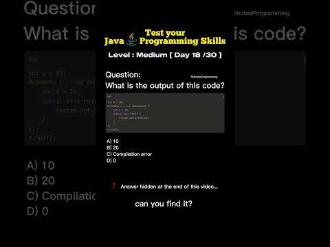 Day 18 |  Java to break into FAANG (copy me) #coding #shorts