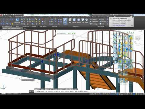Stairs and railings with Autodesk Advance Steel
