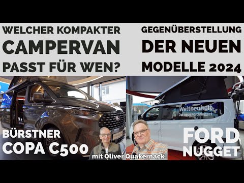 Ford NUGGET vs. Bürstner COPA C500 (2024) | Für wen passt welcher Camper? Vergleich der Konzepte