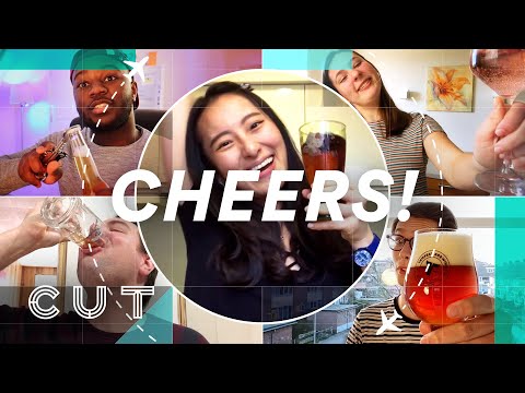 People in 40 Different Countries Show Us How to Cheers  | Cut