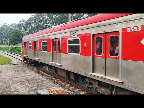 CPTM H556 (Série 8500) de volta à operação, alinhando em USP – Leste.