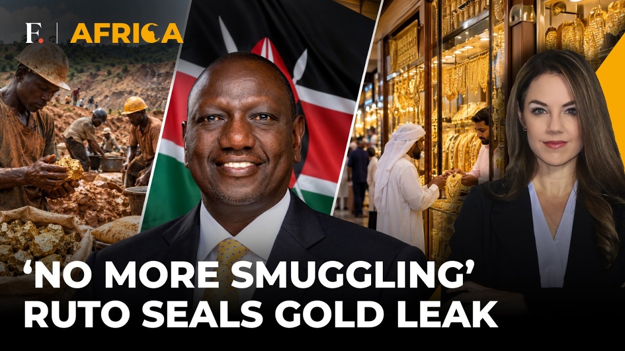 ‘Kenya’s Gold Stays At Home’: Ruto Bans Raw Gold Exports 'Smuggled to Dubai' | Firstpost Africa