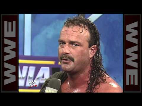 Jake "The Snake" Roberts is ready for his match: WrestleMania VI