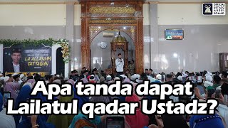 Download lagu Apa Tanda Dapat Lailatul Qadar Usradz? | Ustadz Abdul Somad mp3