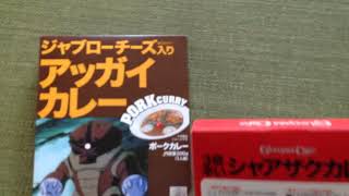アッガイカレーとシャアザクカレー