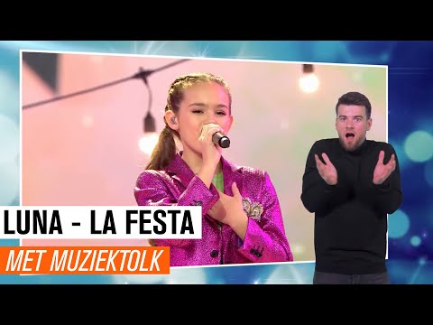 #32 LUNA - LA FESTA 🎉 [MET MUZIEKTOLK] | JUNIOR SONGFESTIVAL 2022 🇳🇱