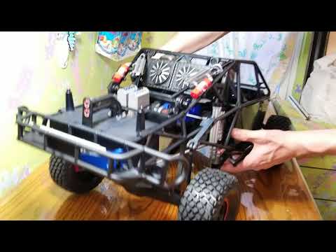Traxxas unlimited desert racer  how to install  a hobbywing max6 ESC