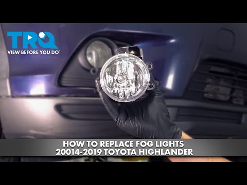 How to Replace Fog Lights 2014-2019 Toyota Highlander